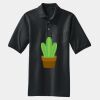 Heavyweight Cotton Pique Polo with Pocket Thumbnail