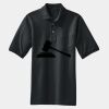 Heavyweight Cotton Pique Polo with Pocket Thumbnail