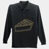 Long Sleeve Silk Touch Polo with Pocket Thumbnail