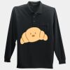 Long Sleeve Silk Touch Polo with Pocket Thumbnail