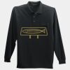 Long Sleeve Silk Touch Polo with Pocket Thumbnail