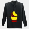 Long Sleeve Silk Touch Polo with Pocket Thumbnail