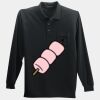 Long Sleeve Silk Touch Polo with Pocket Thumbnail
