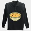 Long Sleeve Silk Touch Polo with Pocket Thumbnail