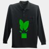 Long Sleeve Silk Touch Polo with Pocket Thumbnail