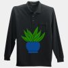 Long Sleeve Silk Touch Polo with Pocket Thumbnail