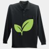 Long Sleeve Silk Touch Polo with Pocket Thumbnail