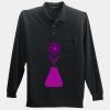 Long Sleeve Silk Touch Polo with Pocket Thumbnail