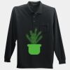 Long Sleeve Silk Touch Polo with Pocket Thumbnail