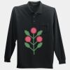 Long Sleeve Silk Touch Polo with Pocket Thumbnail