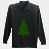 Long Sleeve Silk Touch Polo with Pocket Thumbnail