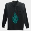 Long Sleeve Silk Touch Polo with Pocket Thumbnail