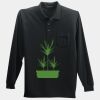 Long Sleeve Silk Touch Polo with Pocket Thumbnail