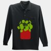 Long Sleeve Silk Touch Polo with Pocket Thumbnail