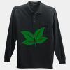 Long Sleeve Silk Touch Polo with Pocket Thumbnail