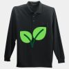 Long Sleeve Silk Touch Polo with Pocket Thumbnail