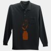Long Sleeve Silk Touch Polo with Pocket Thumbnail
