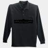 Long Sleeve Silk Touch Polo with Pocket Thumbnail