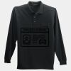 Long Sleeve Silk Touch Polo with Pocket Thumbnail