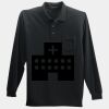 Long Sleeve Silk Touch Polo with Pocket Thumbnail