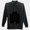 Long Sleeve Silk Touch Polo with Pocket Thumbnail