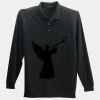 Long Sleeve Silk Touch Polo with Pocket Thumbnail