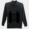 Long Sleeve Silk Touch Polo with Pocket Thumbnail