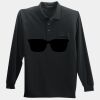 Long Sleeve Silk Touch Polo with Pocket Thumbnail