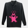 Long Sleeve Silk Touch Polo with Pocket Thumbnail