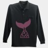 Long Sleeve Silk Touch Polo with Pocket Thumbnail