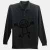 Long Sleeve Silk Touch Polo with Pocket Thumbnail