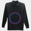 Long Sleeve Silk Touch Polo with Pocket Thumbnail