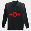 Long Sleeve Silk Touch Polo with Pocket Thumbnail