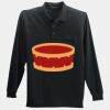 Long Sleeve Silk Touch Polo with Pocket Thumbnail