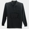 Long Sleeve Silk Touch Polo with Pocket Thumbnail