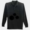 Long Sleeve Silk Touch Polo with Pocket Thumbnail