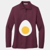 Women's Silk Touch Long Sleeve Polo Thumbnail