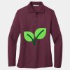 Women's Silk Touch Long Sleeve Polo Thumbnail