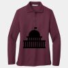 Women's Silk Touch Long Sleeve Polo Thumbnail