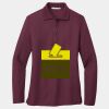 Women's Silk Touch Long Sleeve Polo Thumbnail