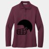 Women's Silk Touch Long Sleeve Polo Thumbnail
