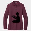 Women's Silk Touch Long Sleeve Polo Thumbnail