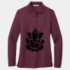 Women's Silk Touch Long Sleeve Polo Thumbnail