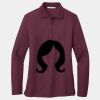 Women's Silk Touch Long Sleeve Polo Thumbnail