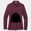 Women's Silk Touch Long Sleeve Polo Thumbnail