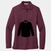 Women's Silk Touch Long Sleeve Polo Thumbnail