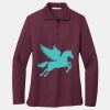 Women's Silk Touch Long Sleeve Polo Thumbnail