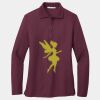 Women's Silk Touch Long Sleeve Polo Thumbnail