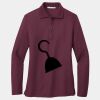 Women's Silk Touch Long Sleeve Polo Thumbnail