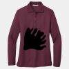Women's Silk Touch Long Sleeve Polo Thumbnail